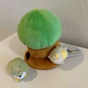 Sumikko Tree House Plush Playset - Sumikkogurashi Penguin & Cat